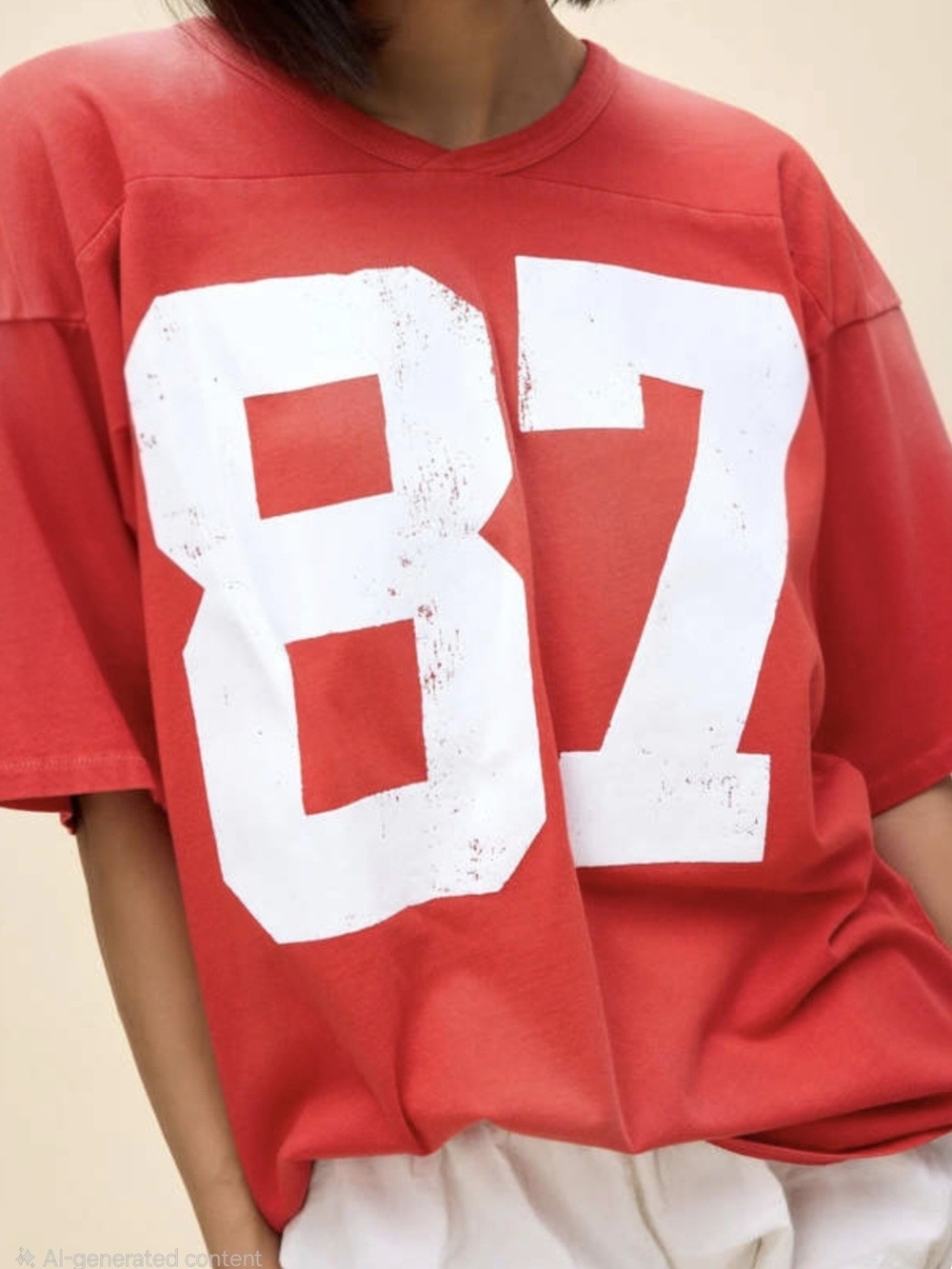 NWOT Daydreamer Red 87 Graphic Jersey Tee
